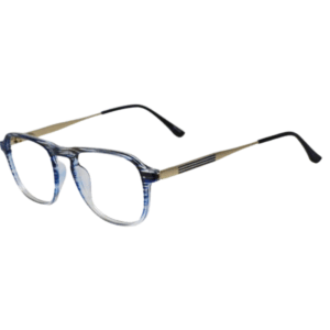 Cliqlens Full Rim Blue Strips Aviator Sheet eyeglasses for Men and Women